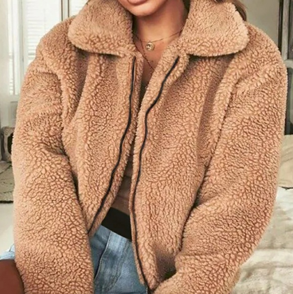 Luxe Teddy Bear Jacket - Picture 4 of 8